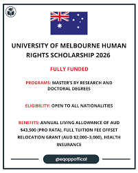 University of Melbourne Scholarship 2026