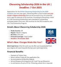 Chevening Scholarship 2026 | Application Process (Fully Funded)