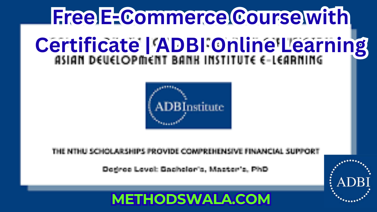 Free E-Commerce Course with Certificate